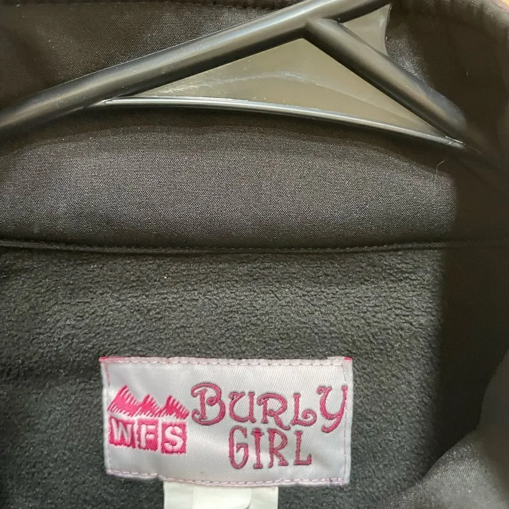 ‎BURLY GIRL JACKET IN CAMOUFLAGE PRINT